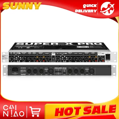 CX3400 Professional Subwoofer Crossover High Precision cross over Limiter Pro 2/3/4-way Frequency Divider