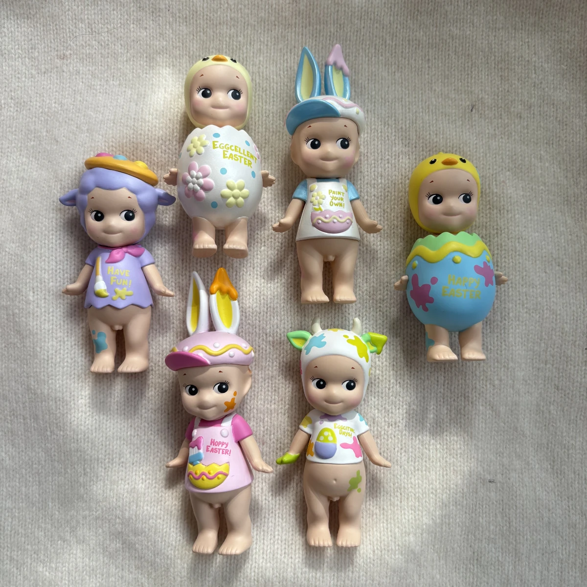 Sonny Angel Mini Figure No box No bag Blind Box Easter Lamb Hatched Egg Easter Cow Easter Bunny SAS65335
