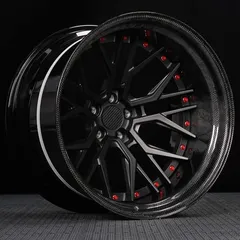 Custom OEM Deep Dish Car Carbon Fiber Wheel for BMW for Adui Urus C8 Wheel Rim 18 19 21 20 22 Inch Forged Alloy 5x127 5x120