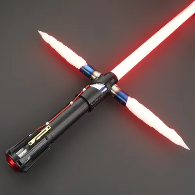 LGT Saberstudio Kylo Ren Xeno3.0 Lightsaber Sensitive Smooth Swing Infinite Color Changing with 16 Sound Fonts Motion Control