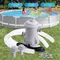 Swimming Pool Clear Cartridge Filter Pump Low Noise Inflatable Pool Filter Pump Kit Energy Saving 330 Gallon ABS for Household