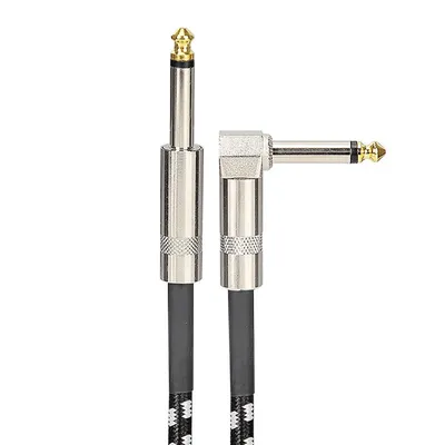 6.35mm Audio Cables TRS 1/4 inch 6.5mm Audio Cable For Electric Guitar Bass 1.5m 3m Gold Plated Shielded Low Noice Jack Cable