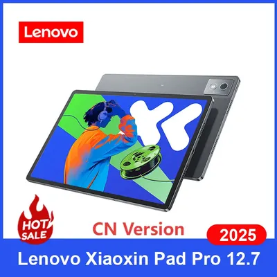 Original CN Version Lenovo Xiaoxin Pad Pro 12.7 2025 Pads MTK Dimensity 8300 144Hz 128GB 256GB 10200mAh 45W Charging GPS Tablet