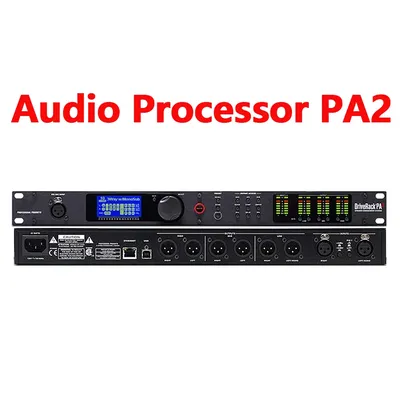 Audio Processor 2 Input 6 Output Audio Processor Original Software Professional Audio Driver Rack Stage Speaker Processor PA2