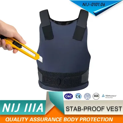 6 Level Flexible Inner Wear Thin Invisible Soft Stab-Proof Vest To Resist Violent Stabbing And Sword Slashing Self-Defense Vest