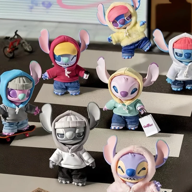 2025 New Stitch Gen Z Street Series Blind Box Figure Cute Stitch Anime Peripherals Vinyl Doll Mystery Box Girl Birthday Gift Toy