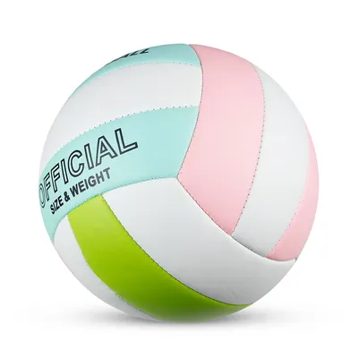 1Pc Beach Volleyball Official Size Outdoor Volleyball Thickened Surface Soft Leather in&Outdoor Volleyball for Men, Women, Adul