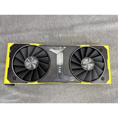Original Radiator Cooler for RTX2080ti Graphics Video Card with Backplate Yellow