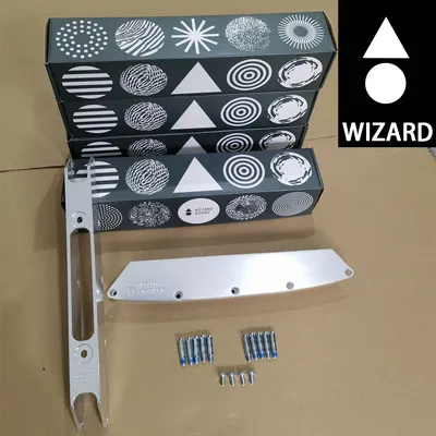 Genuine WIZARD ADVANCED inline roller skate brackets aluminum alloy 100/80mm 100/76mm rolling skate ufs system