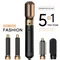 Portable 5 in 1 Hot Air Hair Styler & Dryer, Curling & Straightening Brush, Ionic Blow Dryer for Women, Travel Portable Tool