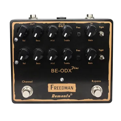 NEW DemonFX High Quality BE-ODX Plus BE-OD Deluxe Overdrive Distortion Chorus Guitar Effect Pedal Double Channel