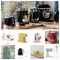 1/6 Miniature Dollhouse Kitchen Set Retro Coffee Maker Blender Kettle Vintage Mini Appliances Bjd DIY Model Display ( (6 Styles)