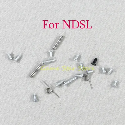1set Replacement Full Set of Screws For NDSL Metal Parts LR Spring Nuts Metal Studs For Nintendo DS Lite Repair Parts