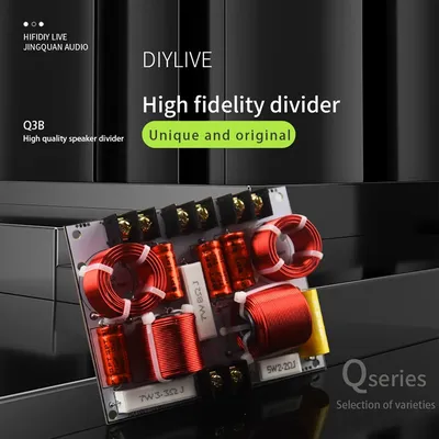 HIFIDIY Hi-Fi 2WAY 3 Way 3 speaker Unit (tweeter + mid +bass ) Speakers audio Frequency Divider Crossover Filters Q2C Q3B Q4 Q6