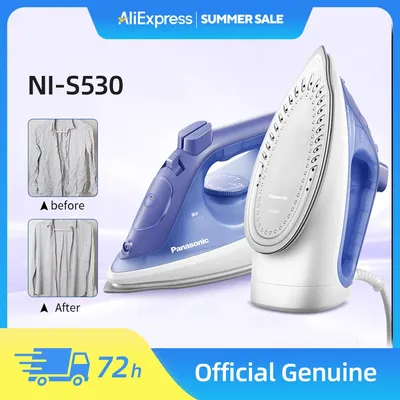 Panasonic 2000W Iron Small Home Use U-shaped Steam Iron With 300ML Large Water Tank Handheld Iron For Clothing Stores Spray Mist