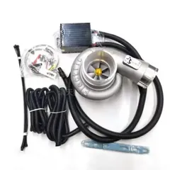 Electric Turbo Supercharger Kit Thrust Motorcycle Electric Turbocharger Air Filter Intake for all car improve speed