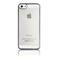 Back Case Electro-Style Softcover Dunkelgrau für Apple iPhone 5/5s/SE