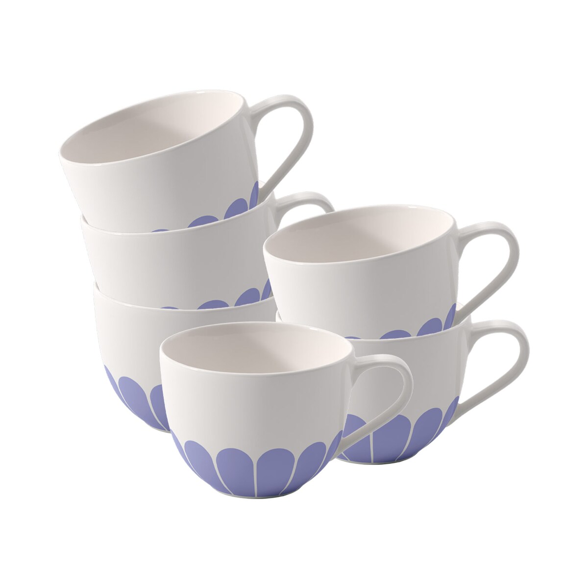 Villeroy & Boch Fleur Couleur Kaffeetasse 160 ml 6er Set - Bleu Image
