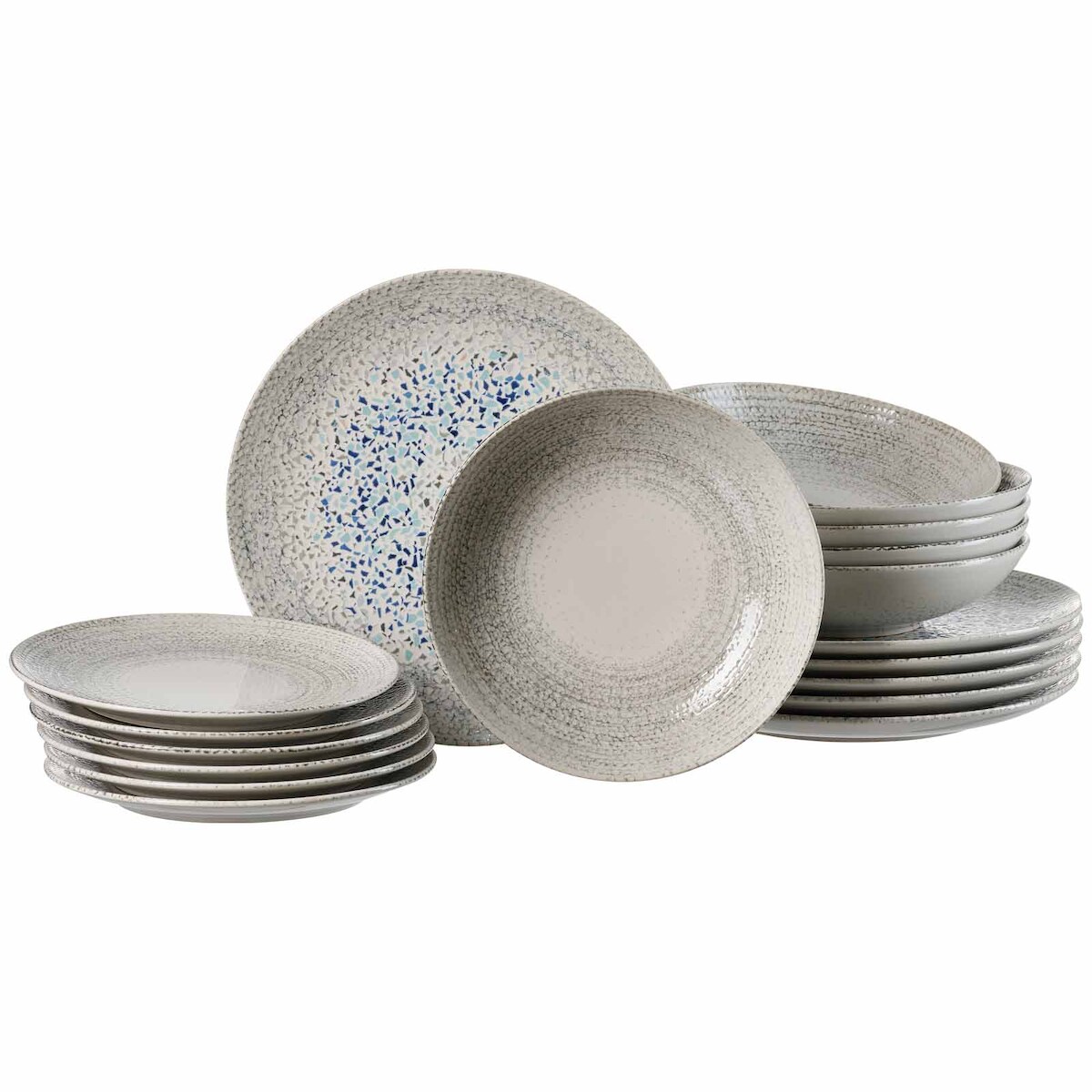 Ritzenhoff & Breker Rimini Teller-Set 18-teilig Stone Image