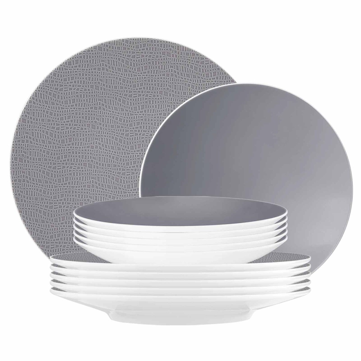 Seltmann Weiden Life Fashion Tafelservice 12-teilig Elegant Grey Image