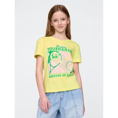Gap Yellow Relaxed Graphic Short Sleeve T-Shirt (4-13yrs)