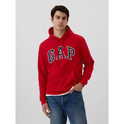 Gap Red Pullover Arch Logo Hoodie