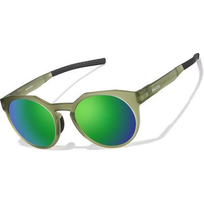 Zenni Geometric Glasses Green Plastic Full Rim Frame