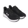 Laufschuh UNDER ARMOUR "UA W Charged Pursuit 4", Gr. 40, schwarz-weiß (schwarz, schwarz, weiß), Textil, Synthetik, sportlich, Schuhe
