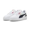 Sneaker PUMA "SHUFFLE DOWNTOWN LO JR", Gr. 36, weiß (puma weiß, new navy, for all time rot), Synthetik, sportlich, Schuhe