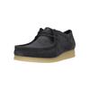 Mokassin CLARKS "Wallabee Evo", Herren, Gr. 41,5, blau, casual, Schuhe, mit simpler und vielseitiger Optik