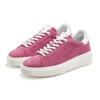 Sneaker ELBSAND "Schnürschuh", Damen, Gr. 38, pink, Obermaterial: 95% Ziegenleder, 5% Schafsleder. Futter: 100% Lederimitat. Decksohle: 100% Schafsleder. Laufsohle: 100% Synthetik, unifarben, casual, Schuhe, Schnürhalbschuh,Freizeitschuh aus Leder...