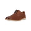 Schnürschuh CLARKS "Atticus LTLace", Herren, Gr. 43, braun, Leder, klassisch, Schuhe, mit Cushion-Plus-Fußbett