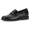 Loafer GABOR, Damen, Gr. 39, schwarz (schwarz, schwarz), Kalbsleder, unifarben, modisch, Schuhe, Blockabsatz, Sipper, Businessschuh mit Glitzer am Sohlenrand