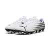 Fußballschuh PUMA "ATTACANTO II FG/AG", Gr. 40, schwarz-weiß (puma weiß, puma schwarz), Synthetik, bedruckt, sportlich, Schuhe, für Rasenplätze