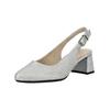 High-Heel-Pumps GABOR COMFORT "Gabor Comfort Pumps Leder", Damen, Gr. 37,5, grau (ice), Leder, casual, Schuhe