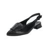 Ballerina PAUL GREEN "Paul Green Ballerinas Glattleder", Damen, Gr. 38, schwarz, Glattleder, casual, Schuhe