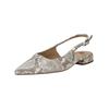 Pumps HÖGL "Högl Pumps Leder", Damen, Gr. 38,5, grau (taupe), Leder, casual, Schuhe