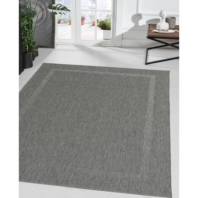 Teppich THE CARPET "Mistra", grau (anthrazit), B:80cm H:1mm L:150cm, Polypropylen, Teppiche Image