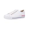 Sneaker PAUL GREEN "Paul Green Sneaker Glattleder", Damen, Gr. 41, weiß, Glattleder, casual, Schuhe