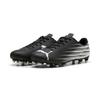 Fußballschuh PUMA "ATTACANTO II FG/AG", Gr. 47, schwarz-weiß (puma schwarz, puma weiß), Synthetik, bedruckt, sportlich, Schuhe, für Rasenplätze