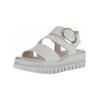 Keilsandalette GABOR "Gabor Sandalen Nappaleder", Damen, Gr. 38,5, braun (latte), Nappaleder, casual, Schuhe