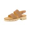 Riemchensandale PAUL GREEN "Paul Green Sandalen Glattleder", Damen, Gr. 40,5, braun (mittelbraun), Glattleder, casual, Schuhe
