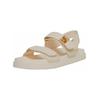 Riemchensandale STEVE MADDEN "STEVE MADDEN Sandalen Leder", Damen, Gr. 41, beige (creme), Leder, casual, Schuhe