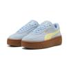 Sneaker PUMA "CLUB II ERA PLATFORM SD WNS", Gr. 39, haute tropic, gold moon, Leder, unifarben, sportlich, Schuhe