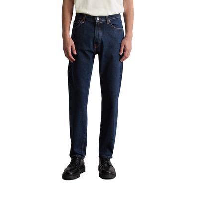 Tapered-fit-Jeans MARC O'POLO "made with CIRCULOSE", Herren, Gr. 32, Länge 32, rinsed blau scandi wash, Obermaterial: 79% Baumwolle, 20% Viskose, 1% Elasthan, unifarben, gerade, unten schmal normal, Jeans Image