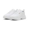 Sneaker PUMA "Cassia 2.0 Sneakers Damen", Gr. 35.5, weiß (weiß gold), Obermaterial:, Textil; Futter: Textil; Innensohle: Textil; Laufsohle: Gummi, Schuhe