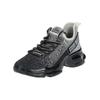 Sneaker STEVE MADDEN "STEVE MADDEN Sneaker Textil", Damen, Gr. 37, schwarz (schwarz, silber), Textil, casual, Schuhe