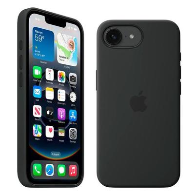 Apple Smartphone-Hülle »Silikon Case« iPhone 16e schwarz