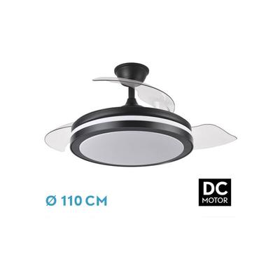 Fabrilamp - Ventilator dc esparta plus 72w 6120lm schwarz 107d 3aspas 3aspas desp.3000-4000-6000k Image
