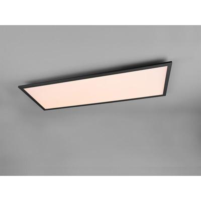 Reality - led Deckenleuchte gamma Schwarz Panel mit Nachtlicht rechteckig, Breite 80cm Image